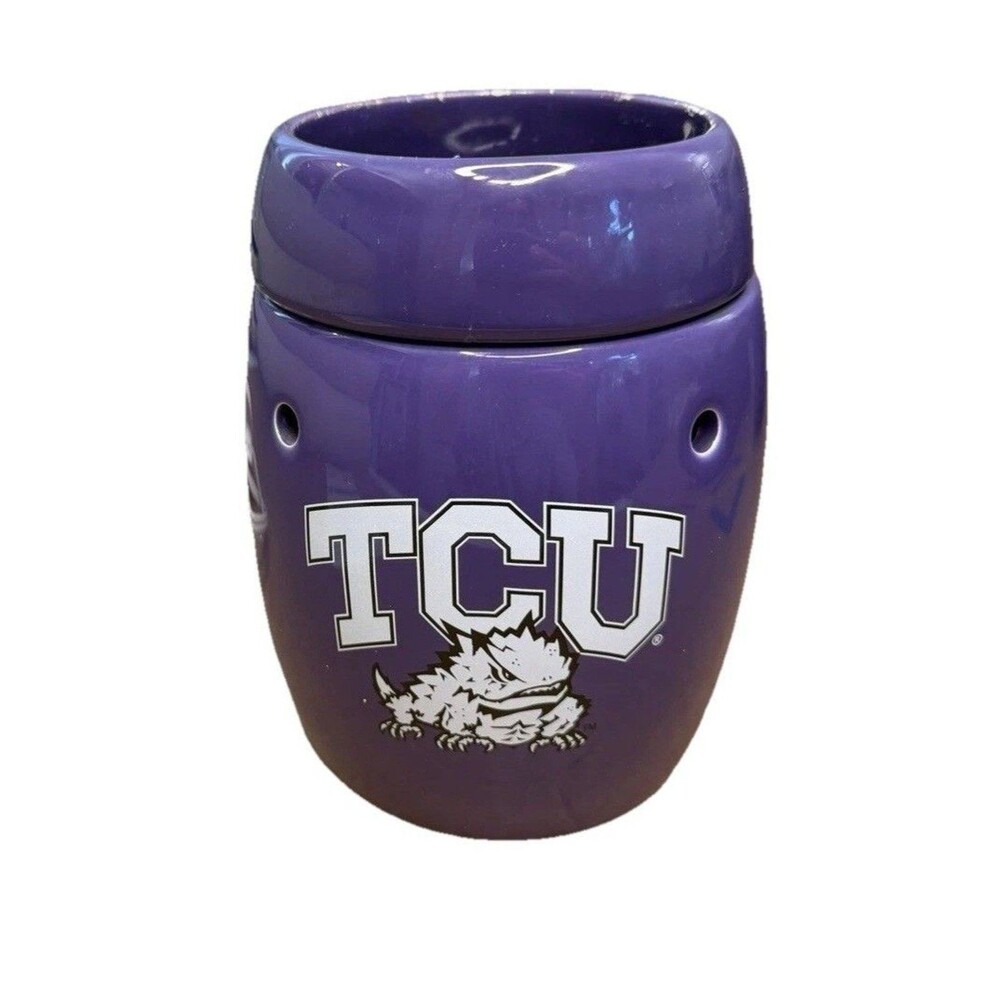 Scentsy TCU Horned Frogs Texas Christian University Campus Wax Warmer Used